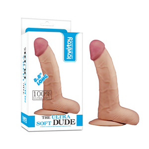 Dildo XXL réaliste (22 cm - Ø 4.7 cm) - The Ultra Soft Dude 8.8"