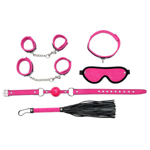 BDSM Kit débutant rose (6-pièces) - Rimba