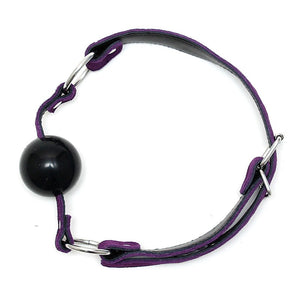 Bâillon Boule en silicone Ø 4.4 cm Violet - Rimba