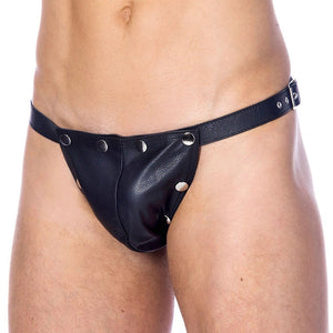Jockstrap en Cuir avec poche détachable - Rimba