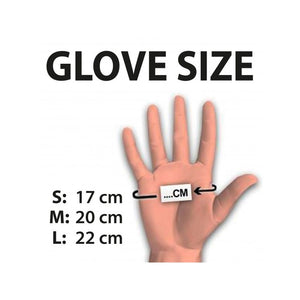 Gants Latex noir (courts) - Rimba