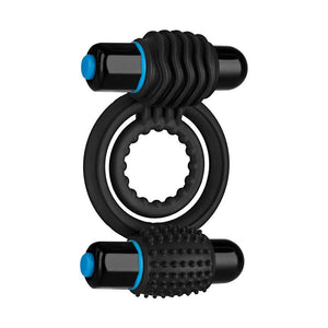 Double anneau pénien vibrant C-Ring – Doc Johnson