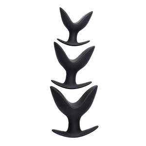 Butt plug qui s'écarte (3pces) Ass Anchors - Master Series