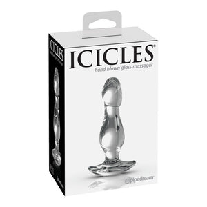 Plug anal en verre - Icicles N° 72
