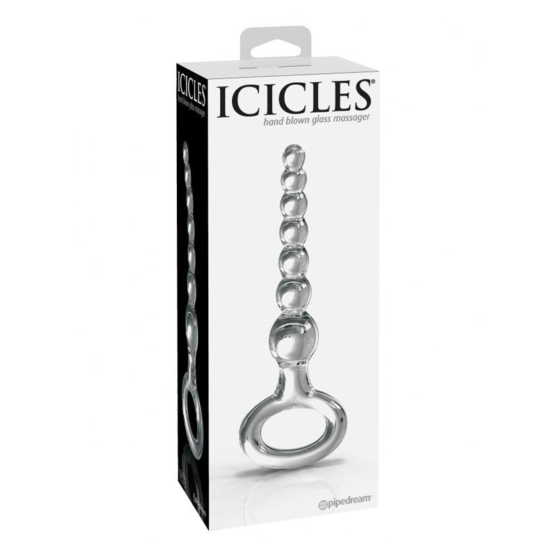 Chapelet anal en verre - Icicles N° 67