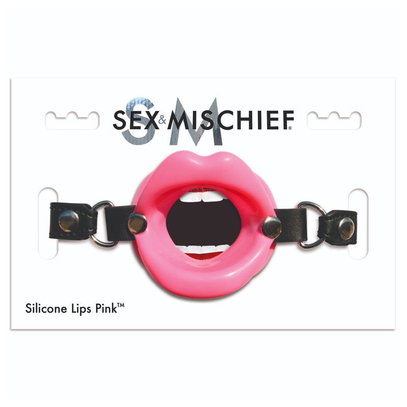 Ball Gag avec lèvres en silicone - S&M