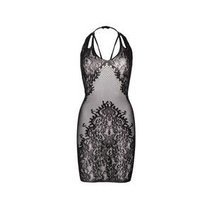 Robe sexy avec résille et dentelle (noir) – Leg Avenue