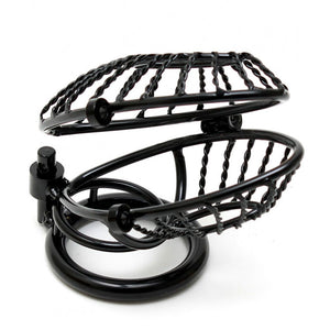 Cage de chasteté avec 2 cadeanas