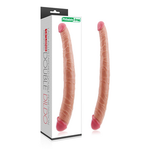 Double dong réaliste Beige - Lady Killer 14"