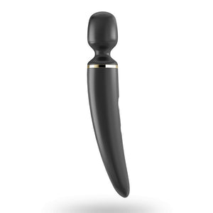 Vibromasseur baguette ultra puissant – Satisfyer Woman Wand Noir