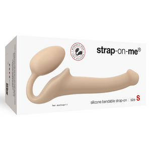 Double dildo Strap-On-Me SMALL (Flesh) - Rimba