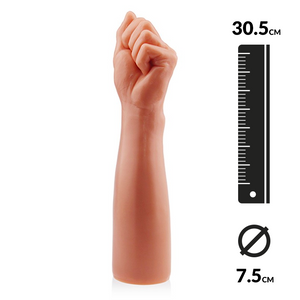 Gode géant BITCH FIST 30.5cm (chair) - Rimba