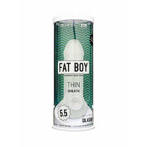 Fat Boy Thin 5.5" transparent - Gaine pour pénis Perfect Fit