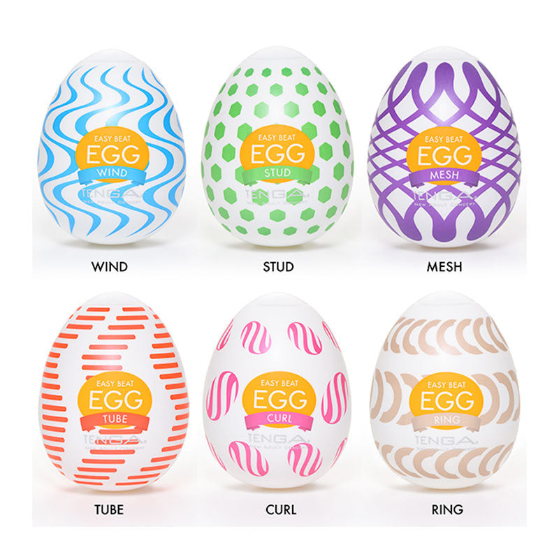 Oeufs de masturbations - Tenga assortiment (pack de 6)