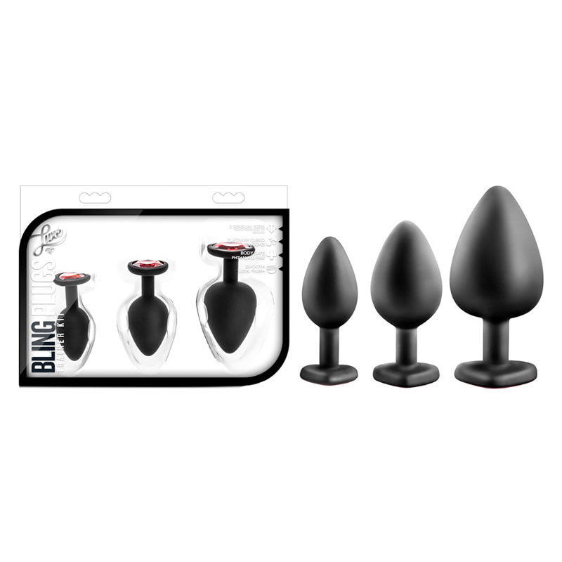Plug Anal Set - Blush Luxe Bling
