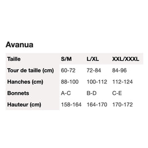 Babydoll Sexy & String Nadin (Blanc & Noir) - Avanua
