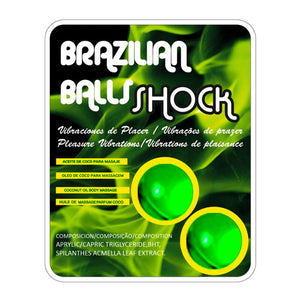 2x Boules lubrifiantes effet stimulantes & excitantes - Brazilian Balls
