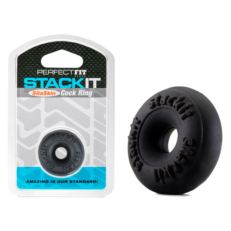 Anneau pénien StackIt Noir - PerfectFit