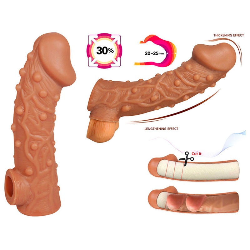 Gaine de pénis grossissante Sleeve 002 (L) - Kokos