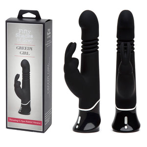 Vibromasseur Rabbit Greedy Girl Thrusting G-Spot - Fifty Shades of Grey