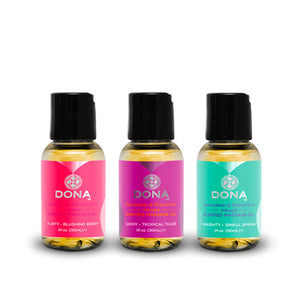Set d'huile de massage aux phéromones 3x 30ml "Let Me Touch You" - Dona