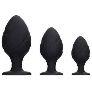 Plug Anal Set Swirled Butt Plug - Ouch!