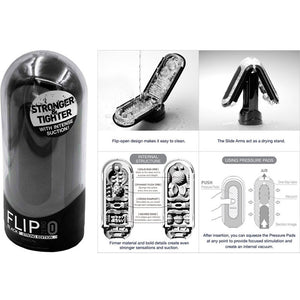 Masturbateur Tenga Flip Zero Noir (Strong Edition)