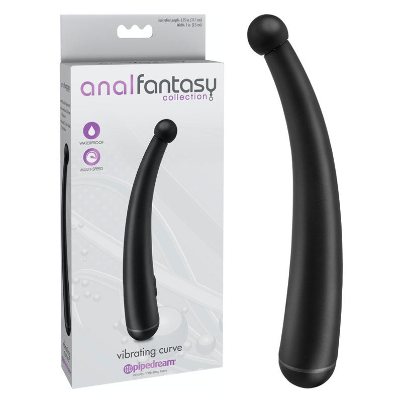 Dildo anal vibrant Anal Fantasy Vibrating Curve - Pipedream