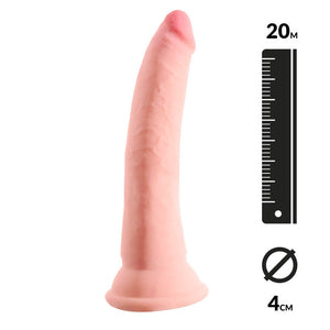 Dildo réaliste King Cock 3D 20cm - Pipedream