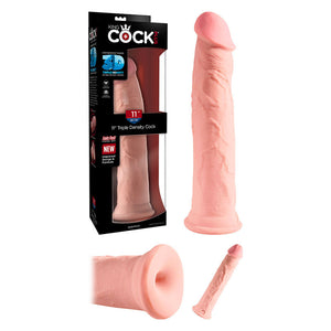 Dildo réaliste King Cock 3D 28m - Pipedream