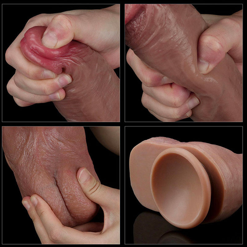 Dildo réaliste double densité (21 cm) - LoveToy Nature Cock
