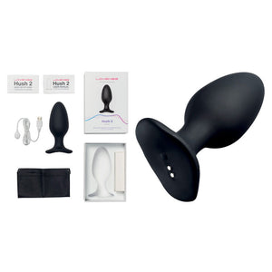Hush 2 Lovense - Plug anal vibrant connecté (Grand)