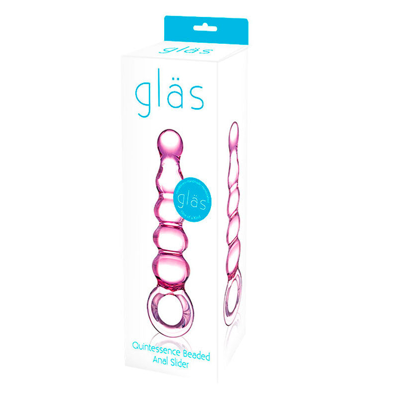 Chapelet anal en verre - Gläs Quintessence Beaded Anal Slider