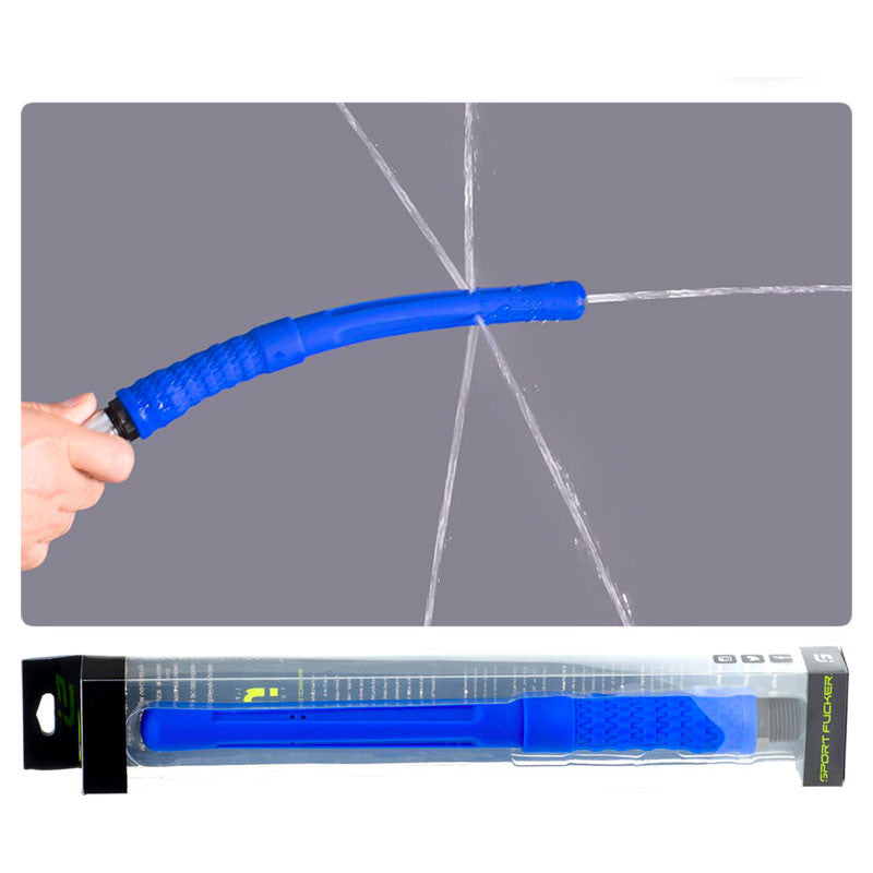 Sport Fucker PowerShot - Canule de douche en silicone (bleu)