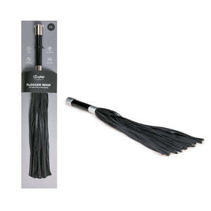 Martinet BDSM avec poignée métallique - EasyToys