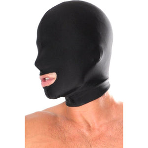 Cagoule BDSM Datex (ouverture bouche) - Pipedream