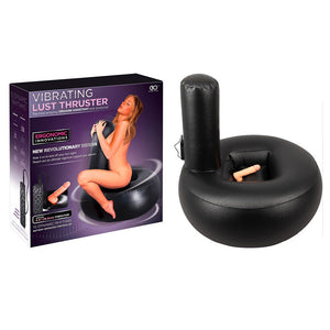 Coussin gonflable avec vibromasseur - Vibrating Lust Thruster