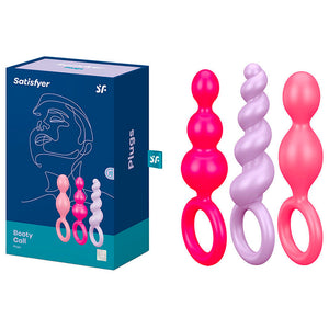 Chapelet anal en silicone 3x - Satisfyer Booty Call
