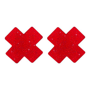 Cache-tétons adhésifs Nipple X Covers (Rouge) - Taboom