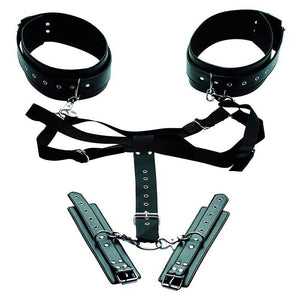 Harnais BDSM jambes & cuisses écartées Acquire - Master Series