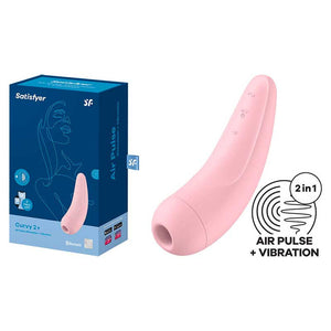 Satisfyer Curvy 2 (Rose) - Stimulateur Clitoridien