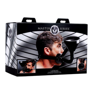 Bâillon entonnoir Latrine Extreme Funnel Gag - Master Serie