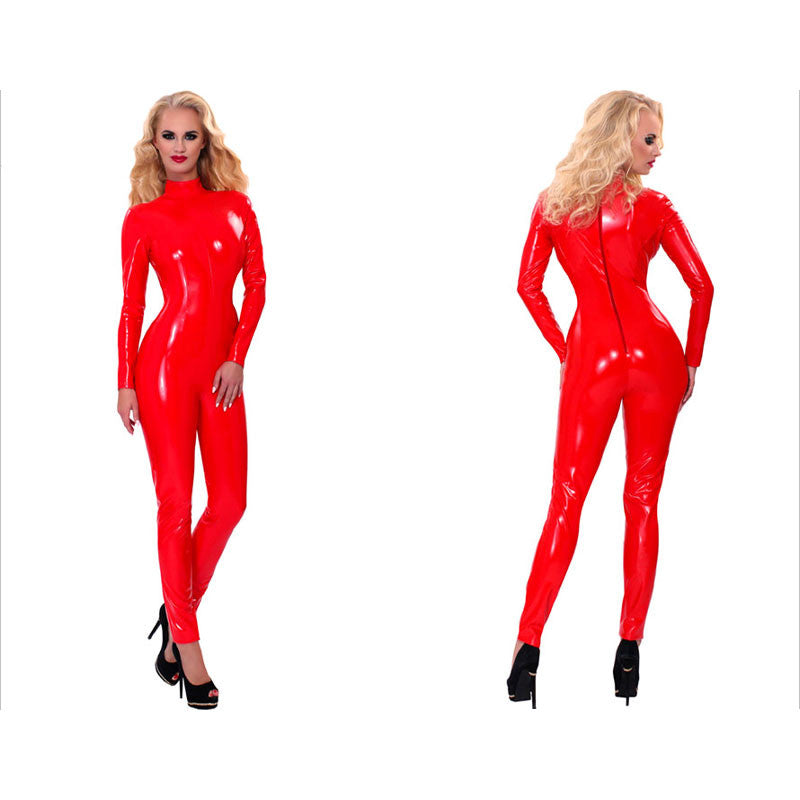 Combinaison moulante Datex (Rouge) - Guilty Pleasure