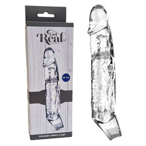 Gaine pour agrandir le pénis Get Real Large (Transparent) - ToyJoy
