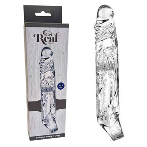 Gaine pour agrandir le pénis Get Real X-Large (Transparent) - ToyJoy