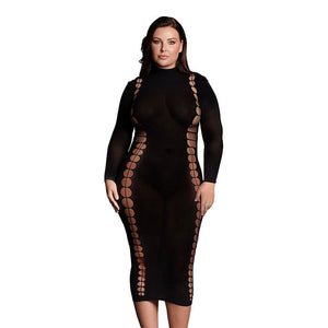 Robe sexy Carme XI (noir) XL/4XL – Le Désir