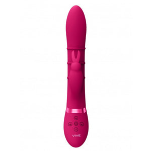 Vibromasseur rabbit avec anneaux stimulants Sora - Vive