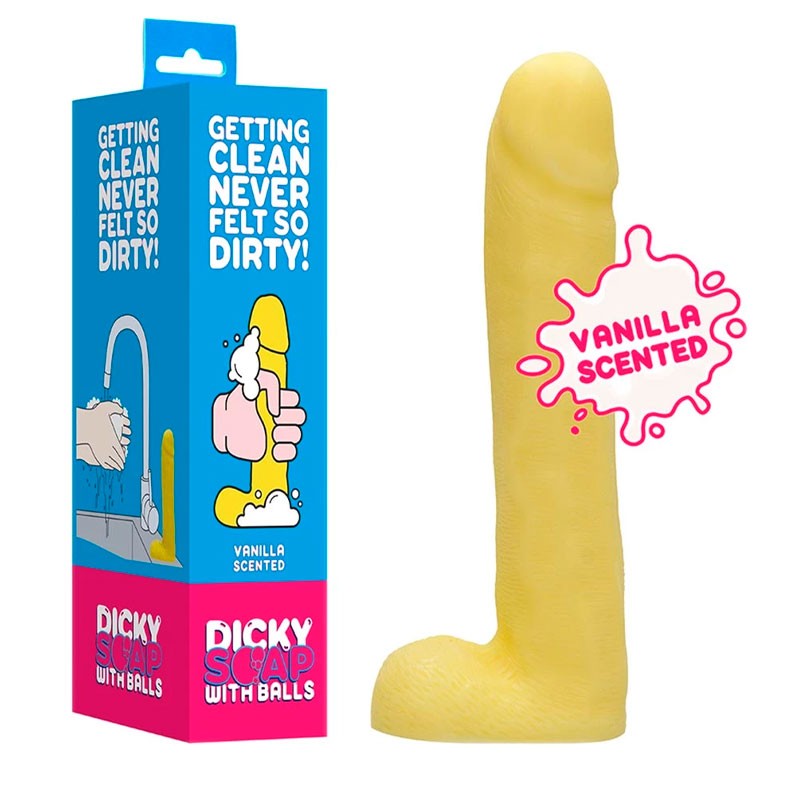 Savon sexy en forme de pénis Dicky Soap - Vanille