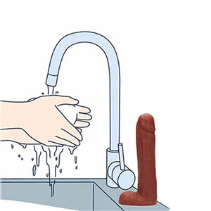 Savon sexy en forme de pénis Dicky Soap - Chocolat