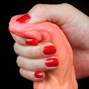 Dildo ultra réaliste double densité 24 cm - LoveToy Nature Cock
